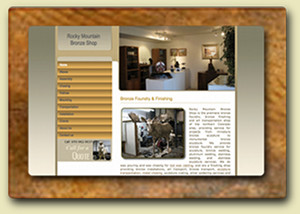 <div style='margin-top:-7px;'>Rocky Mountain Bronze Shop Website</div>